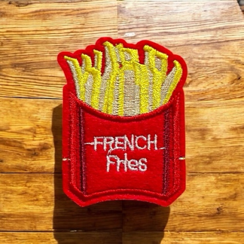 Embroidered French Fries Patch